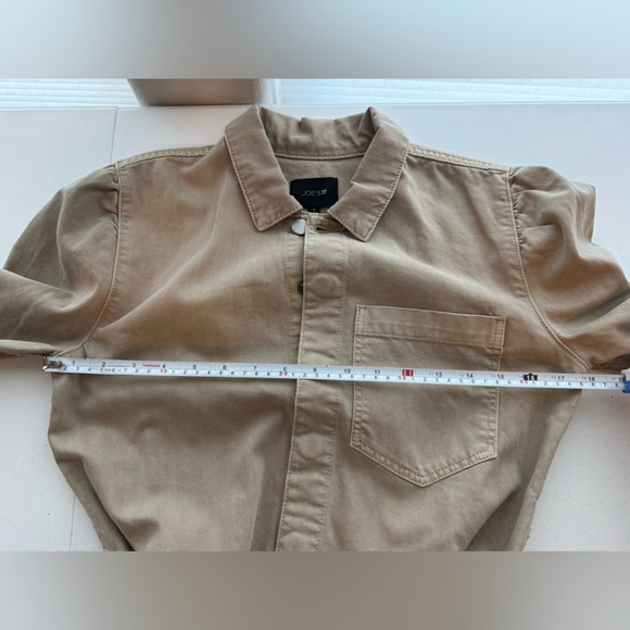 Joe’s Jeans The Alexa Shortall Romper Medium Tan Utility Belted Safari - Picture 7 of 8